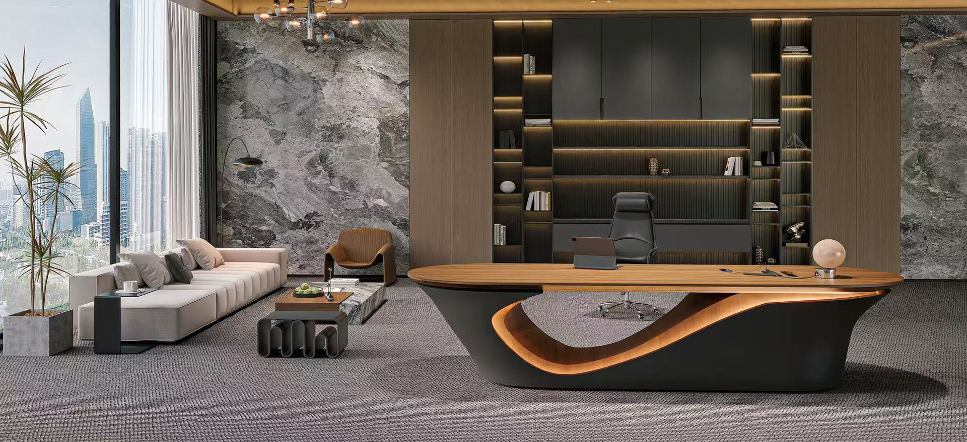 Customized high-end office furniture
              