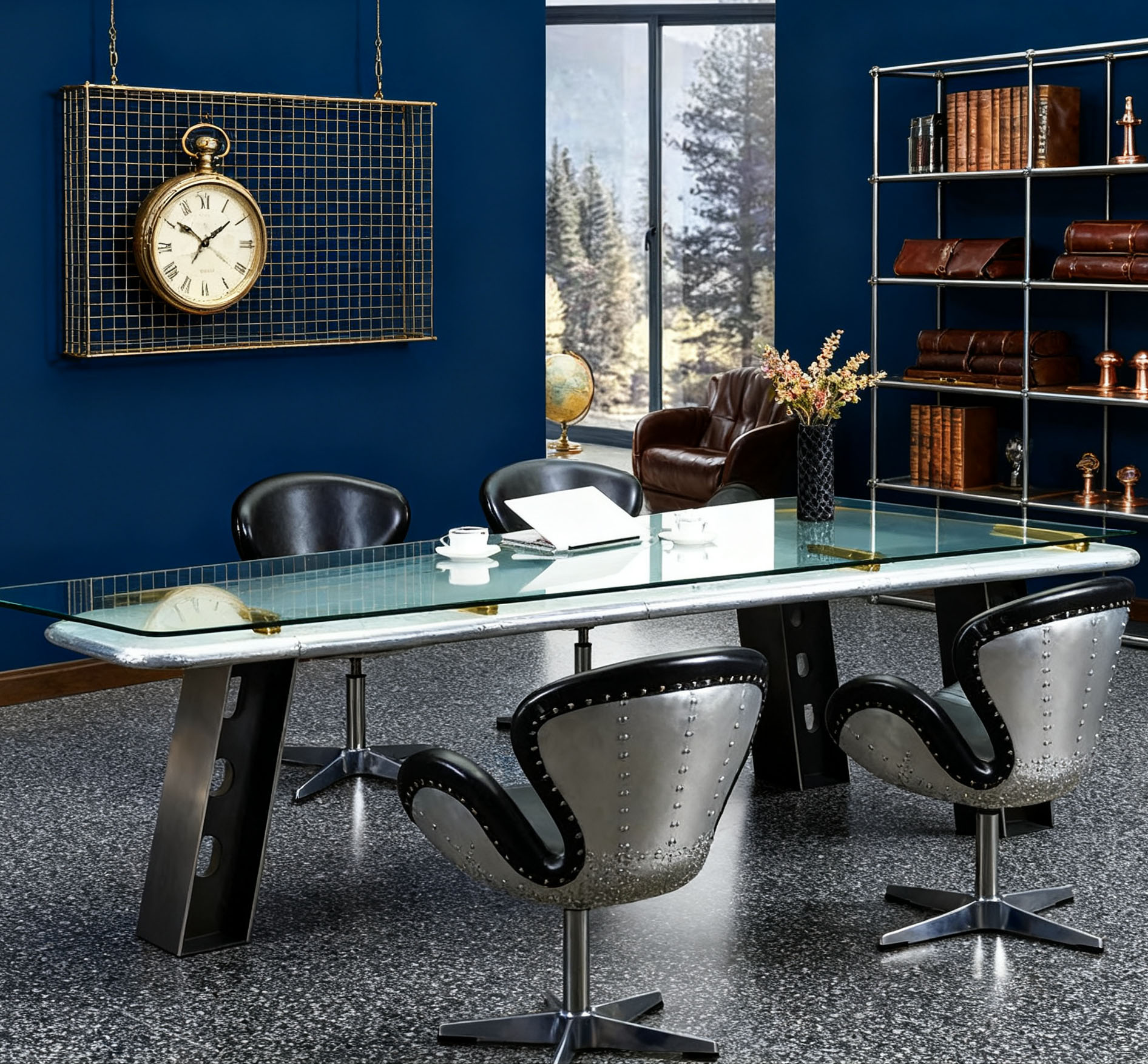 Manager's office work 057