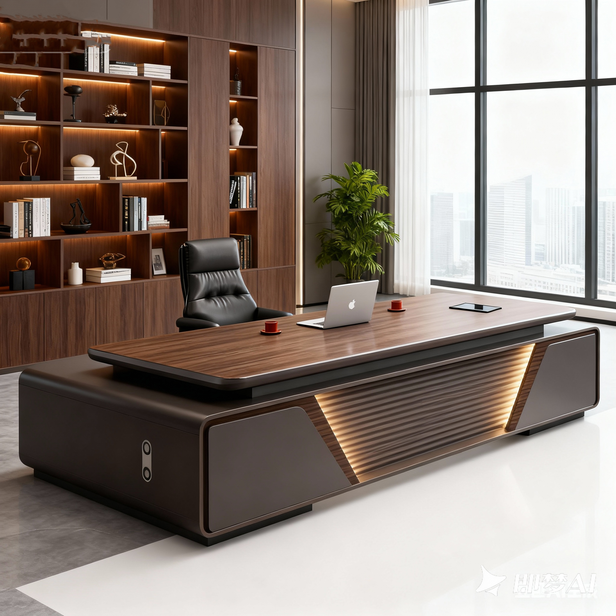 Manager's office work 058